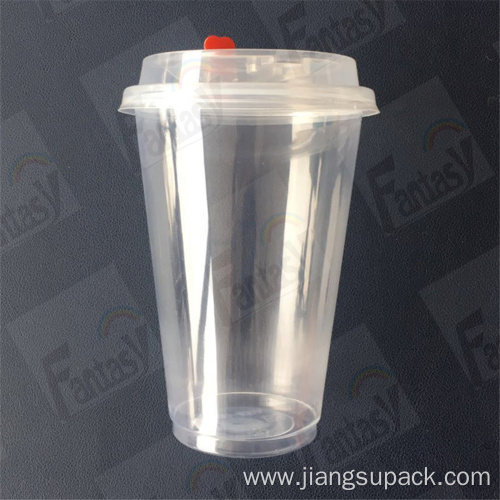 PET Cold Drinks Cup Disposable Cups With Lids